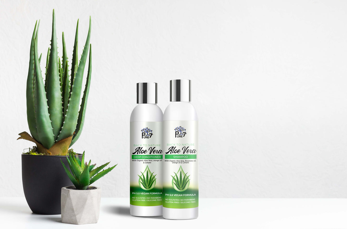 Back to Nature Aloe Vera Shampoo & Deep Conditioner System