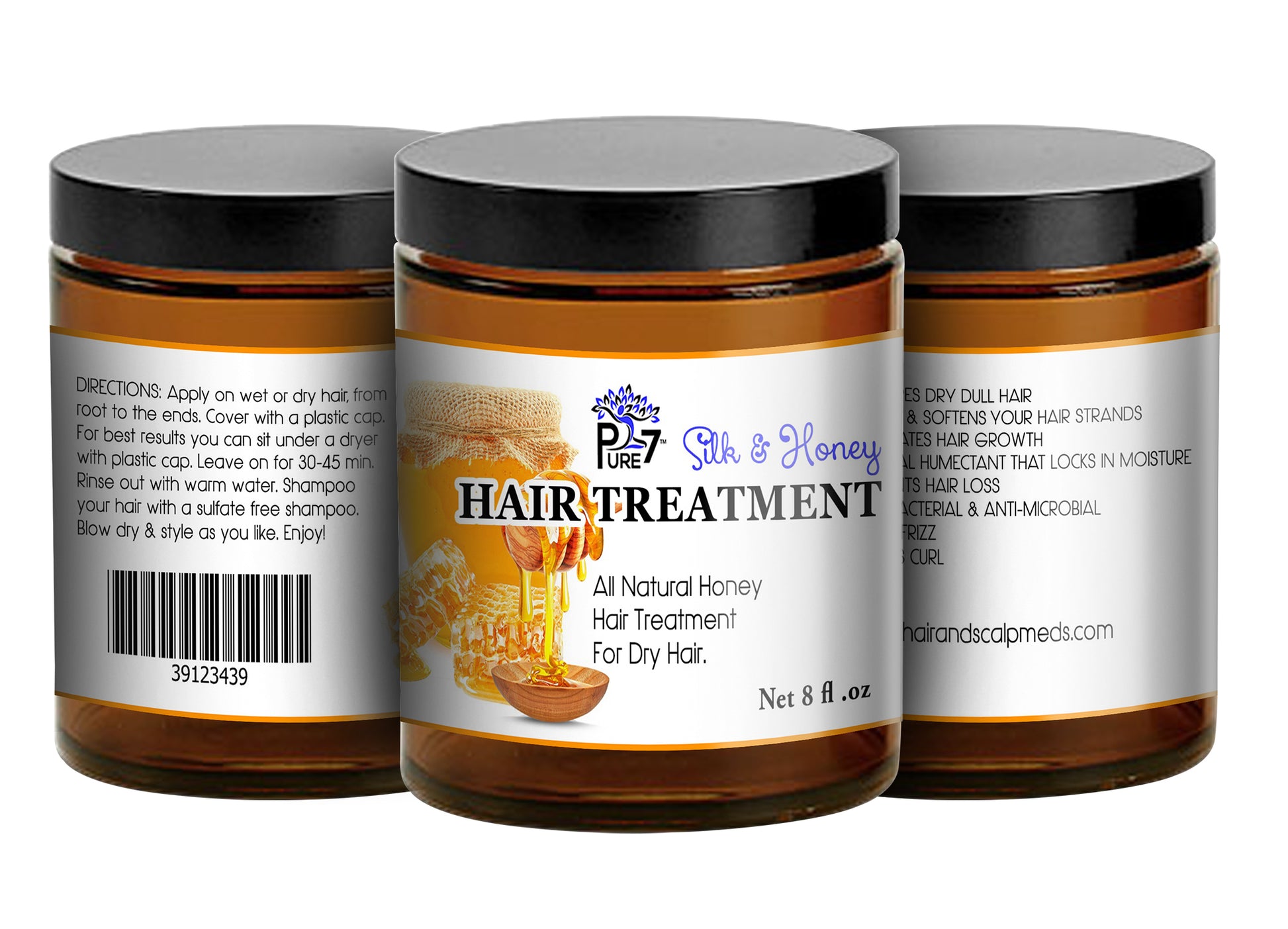 Silk & Honey Hair Mask: Dry Hair Treatment - Hair & Scalp Meds