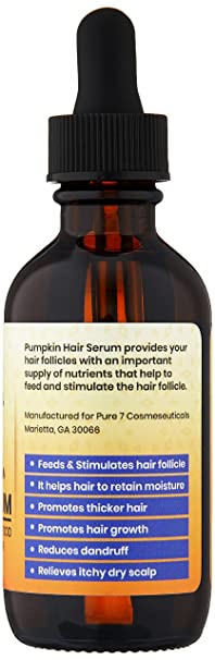 Pumpkin Hair Serum: Liquid Gold - Hair Food for Your Scalp