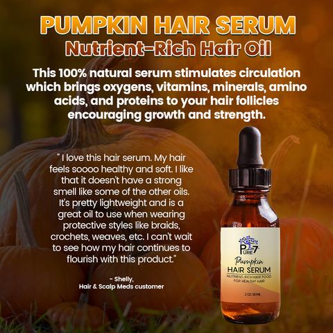 Pumpkin Hair Serum: Liquid Gold - Hair Food for Your Scalp